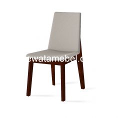Dining Chair  - Siantano DC Ocean / Brown Oak, Cream (Min. 4 Unit)